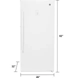14.1 Cu. ft. White Frost-free Upright Freezer FUF14DLRWW - Image 2