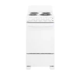 20 in. 4 Burner Element Free-Standing Electric Range in White