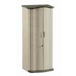 Rubbermaid Vertical Resin Weather Resistant Outdoor Storage Shed