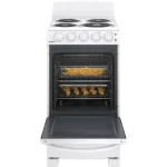 20 in. 4 Burner Element Free-Standing Electric Range in White - Image 2