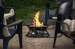 Portable Propane Fire Pit, 21-inch, 58,000 BTU with Fire Pit Cover & Carry Kit, Smokeless Gas Firebowl - Image 3