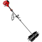 82101 Heavy Duty 1.6HP Power Sweeper 24 Gas Powered Broom Snow Dirt - Image 2