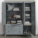 Solid Wood Armoire - Image 13